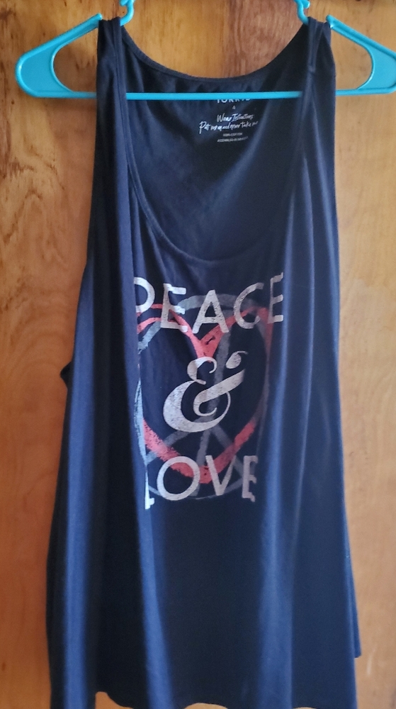 Torrid Peace & Love Tank